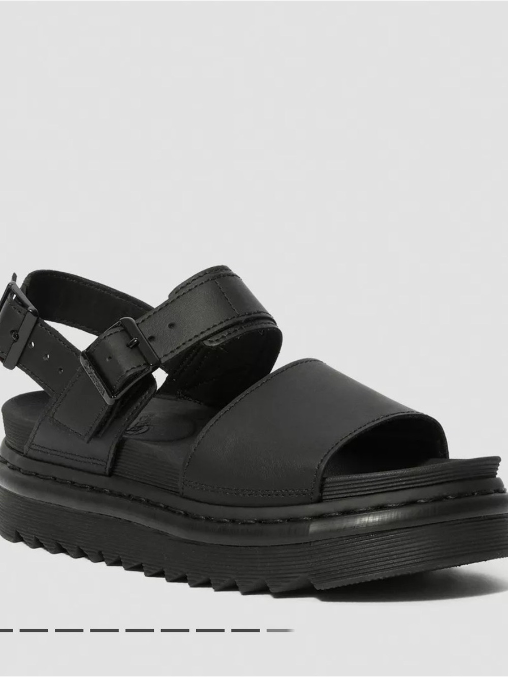 Dr Martens Voss Black Sandals